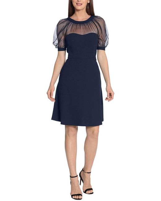 Maggy London Blue Mini Dress