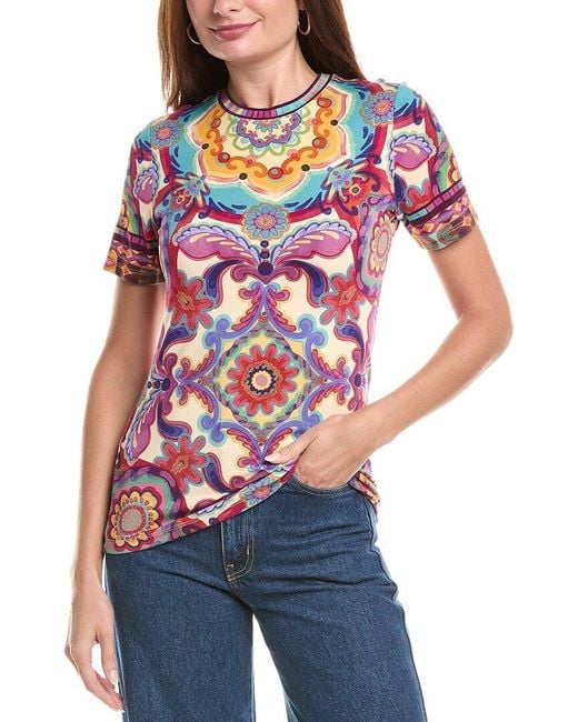 Johnny Was Blue The Janie Favorite T-Shirt