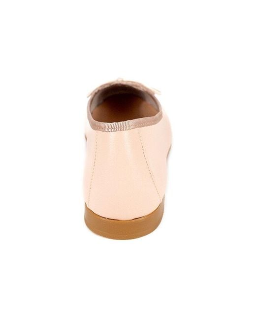 Menina Step Pink Monique Leather Flat