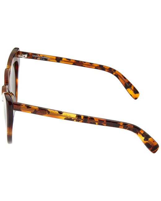 Saint Laurent Brown Sl181loulou 54mm Sunglasses