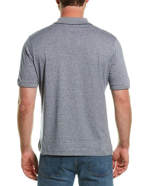 Scott Barber Linen-blend Polo Shirt in 