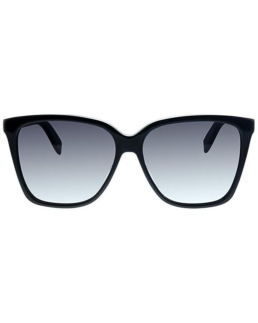 Saint Laurent Blue Cat-eye 56mm Sunglasses