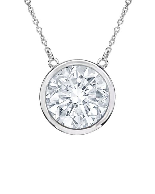 Diana M White Fine Jewelry 18k 0.47 Ct. Tw. Diamond Necklace