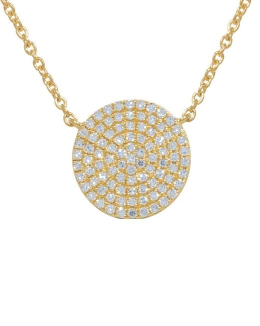 Diana M Metallic Fine Jewelry 14k 0.30 Ct. Tw. Diamond Necklace