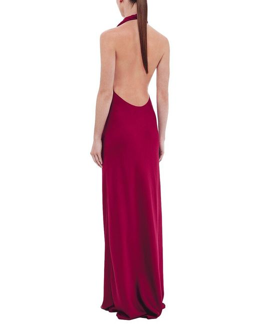 Misha Red The 'Donna' Satin Dress