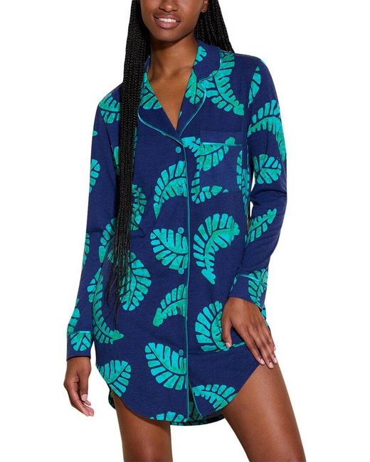 Cosabella Blue Bella Printed Nightshirt