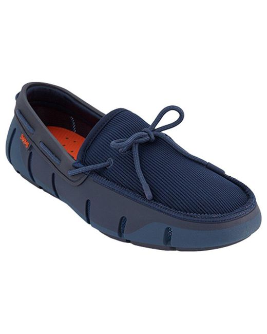Swims Blue Stride Lace Loafer for men