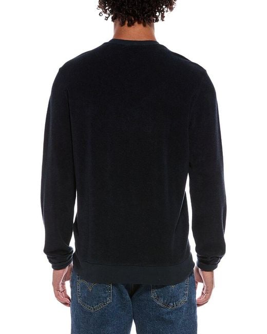 Slowear Blue Terry Crew Shirt for men