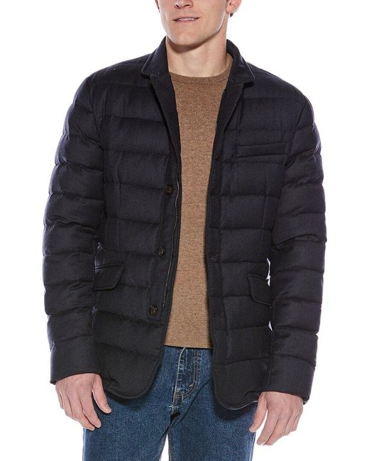 Moorer Zaynl Wool & Cashmere-Blend Jacket in Black for Men Moorer Zaynl Wool & Cashmere-Blend Jacket in Black for Men