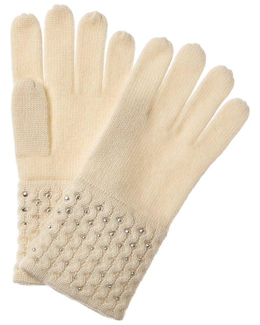 Forte Natural Basic Texture Crystal Cashmere Gloves