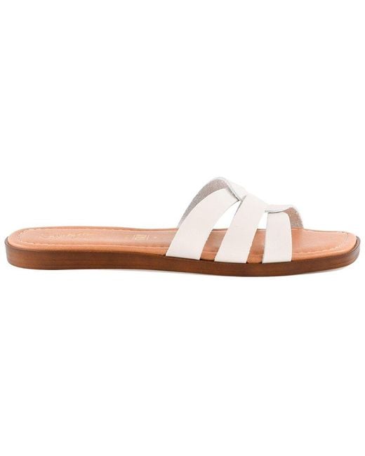 Seychelles White Leila Leather Sandal