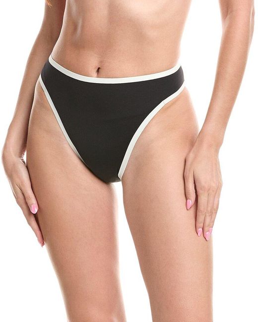 LSPACE Black Fused Ventura Bikini Bottom