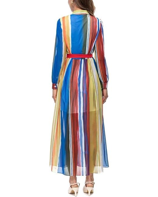 Lanelle Blue Midi Dress