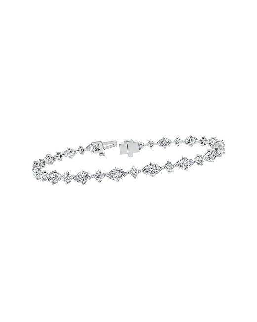 Lab Grown Diamonds White 14K 5.62 Ct. Tw. Lab-Grown Diamond Tennis Bracelet