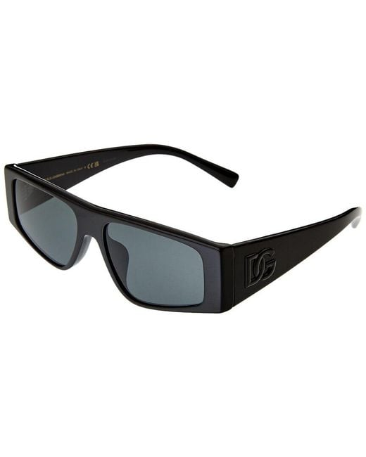 Dolce & Gabbana Black 55mm Sunglasses for men