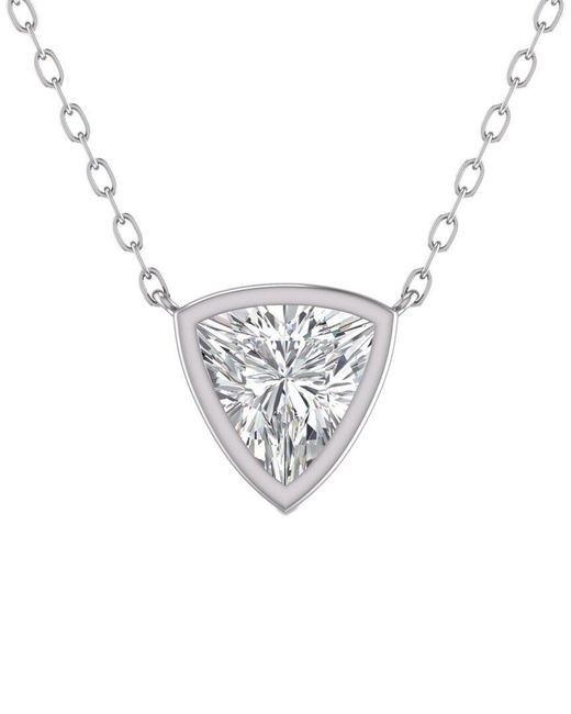Lab Grown Diamonds White 14k 1.00 Ct. Tw. Lab Grown Diamond Necklace