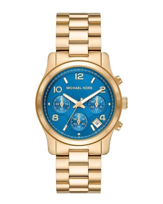 Michael Kors Blue Runway Watch