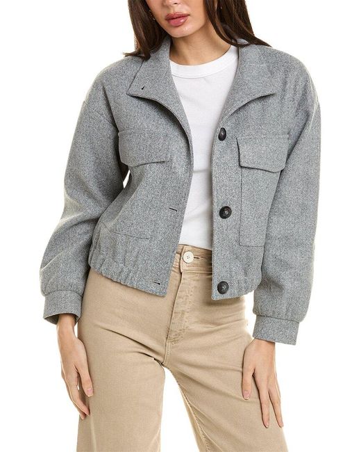 Pascale La Mode Gray Short Jacket