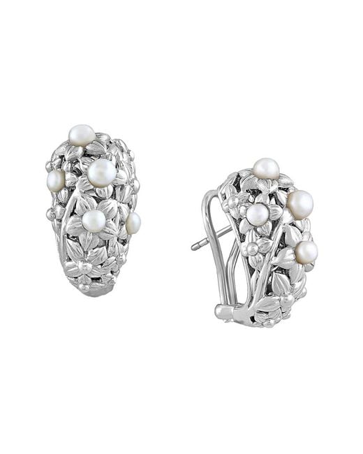 Effy Fine Jewelry Metallic 2.5-4Mm Pearl Earrings