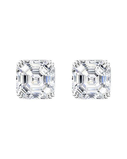 Lab Grown Diamonds Metallic 14K 8.00 Ct. Tw. Lab-Grown Diamond Earrings
