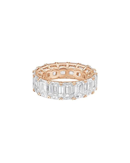 Diana M White Diana M. 14K Rose 15.00 Ct. Tw. Lab-Grown Diamond Ring