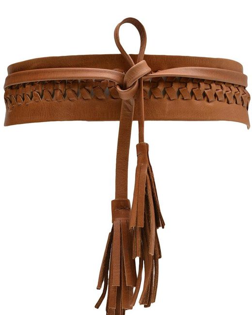 Ada Brown Ava Wrap Leather Belt