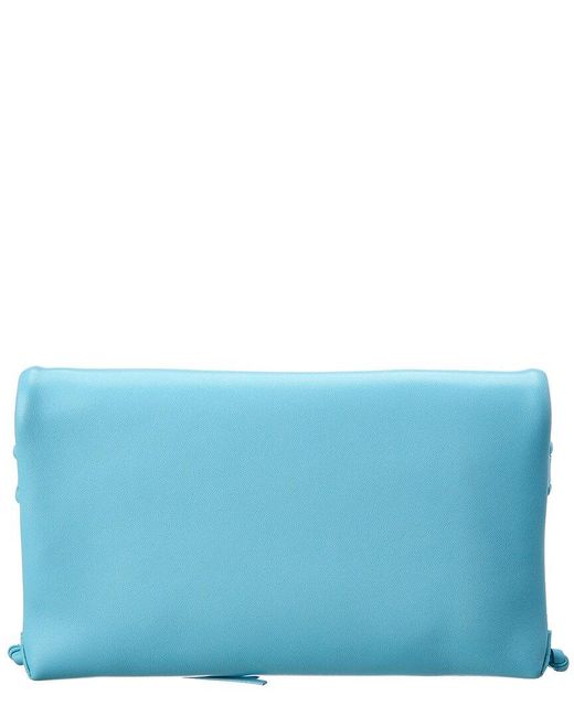Chloé Blue Mony Leather Clutch
