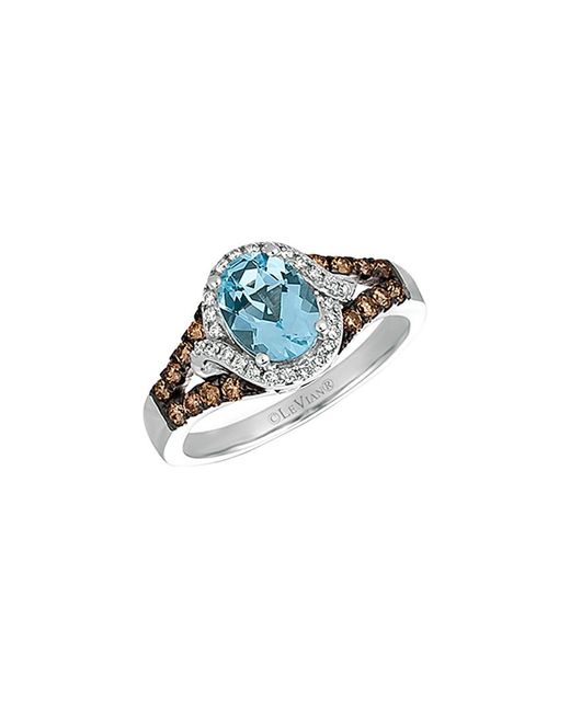 Le Vian Blue Le Vian 14k 1.32 Ct. Tw. Diamond & Aquamarine Ring