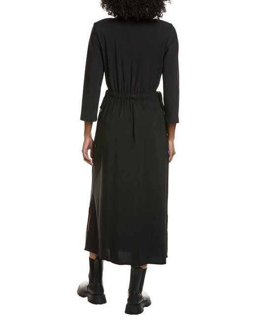 Bogner Black Shirley Midi Dress