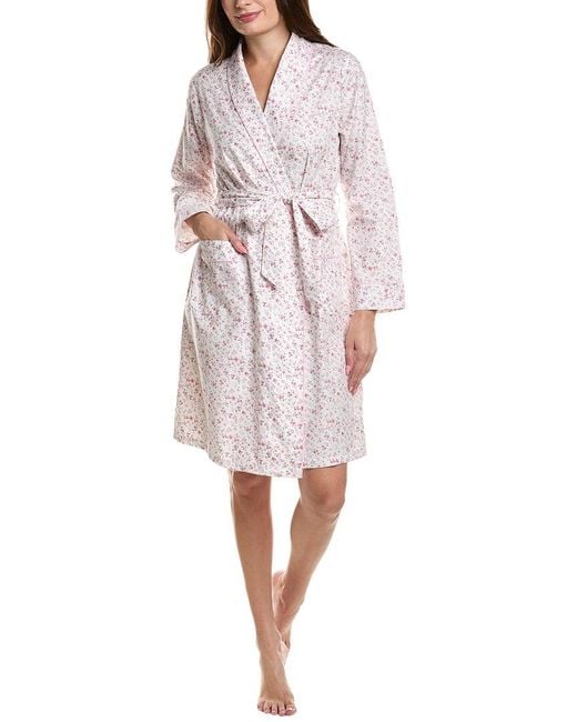 Petite Plume Pink Twill Robe