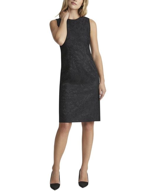 Lafayette 148 New York Black Harpson Dress