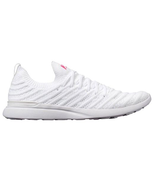Athletic Propulsion Labs White Athletic Propulsion Labs Techloom Wave Sneaker
