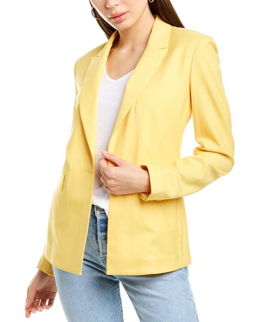 Rag & Bone Yellow Bonnie Wool-blend Blazer