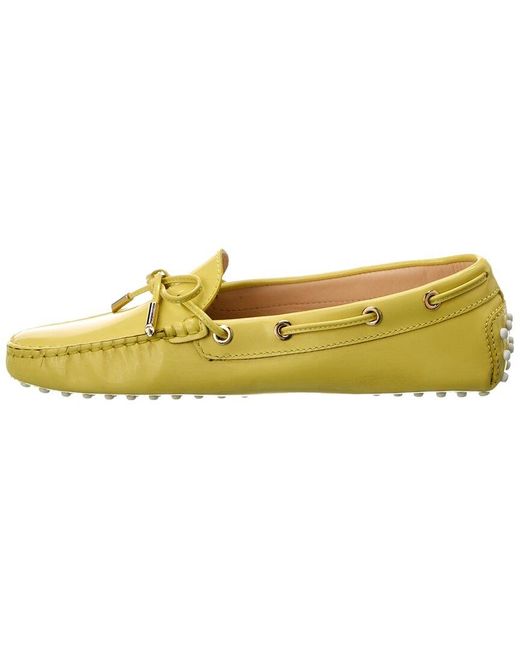 Tod's Yellow Leather Loafer