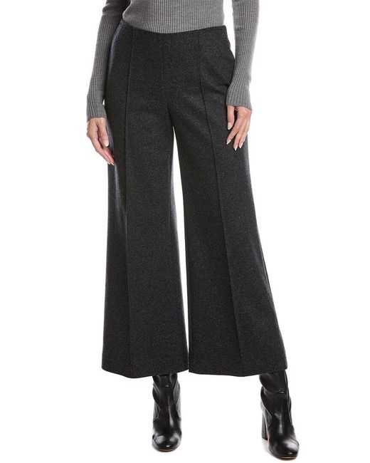 Lafayette 148 New York Black Beekman Wool-Blend Pant