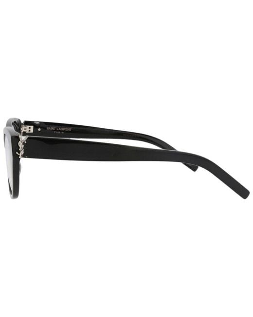 Saint Laurent Black 52Mm Optical Frames