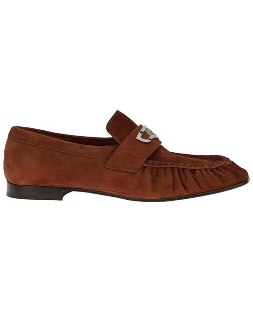 Christian Louboutin Brown Dnu Mocallista Leather Loafer