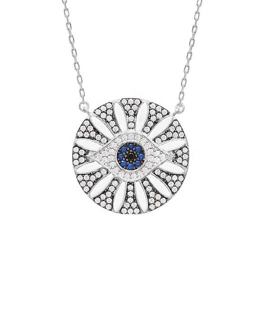 Flower Blossom Evil Eye Necklace 