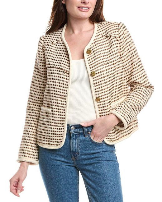 Rag & Bone Natural Mirabelle Tweed Jacket