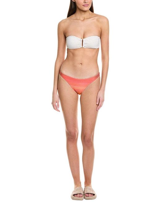MILLY Red Bikini Bottom