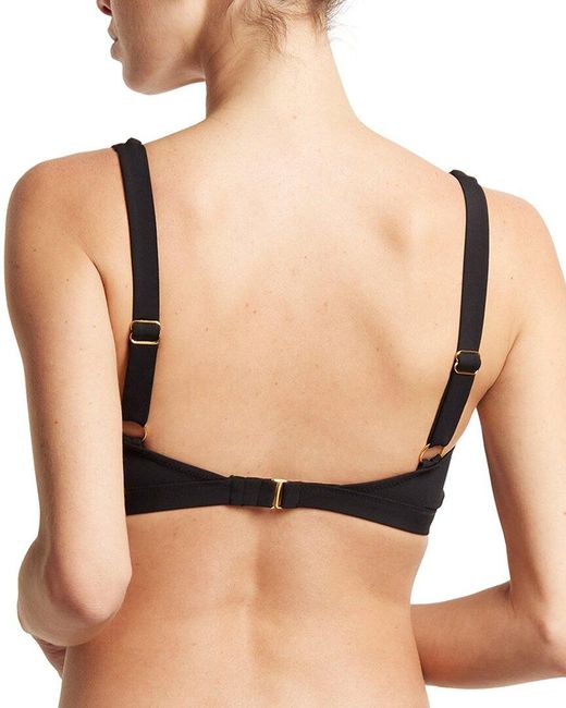 Hanky Panky Black Swim Wrap Bikini Top