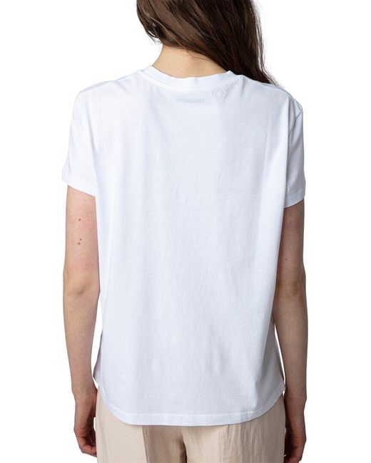 Zadig & Voltaire White Zoe T-shirt