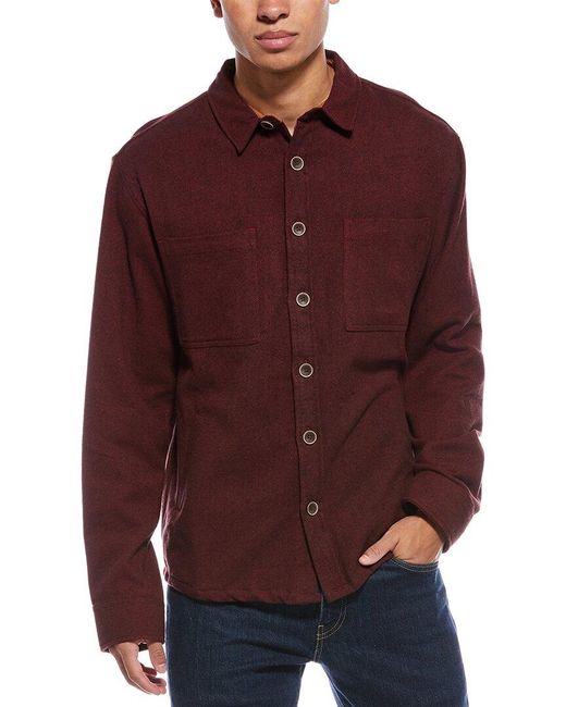 Sovereign Code Red Collier Shacket for men