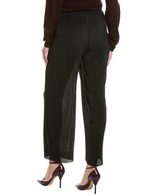 Ellen Tracy Black Plisse Pant
