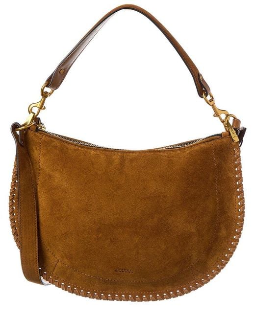 Isabel Marant Brown Oskan Soft Suede Hobo Bag