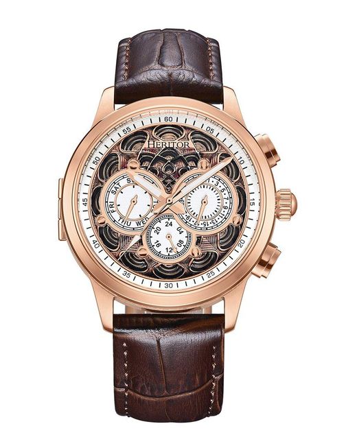 Heritor Gray Heritor Apostle Watch for men