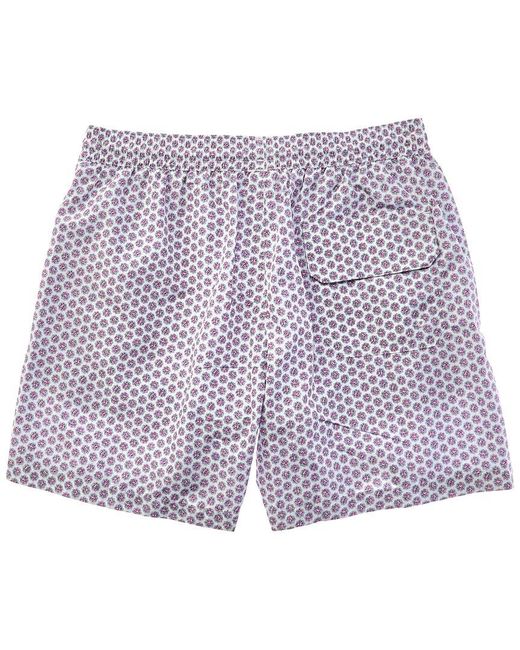 Isaia Blue Swim Short for men