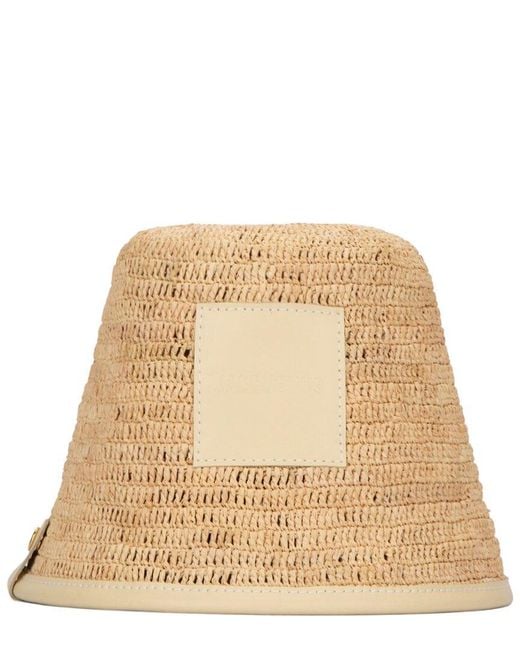 Gucci Natural Jacquemus Raffia Hat