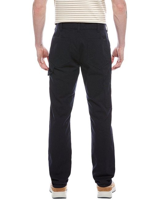 Theory Black Zaine Canvas Pant for men