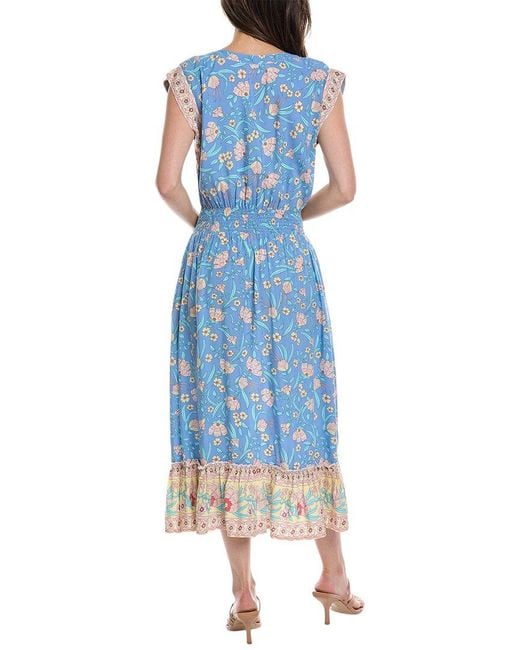 Walker & Wade Blue Allison Maxi Dress